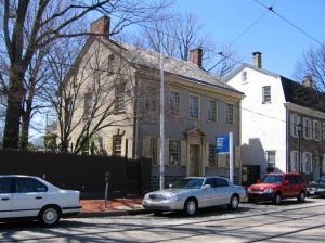 The Historic Deshler-Morris House that has twice sheltered George Washington.